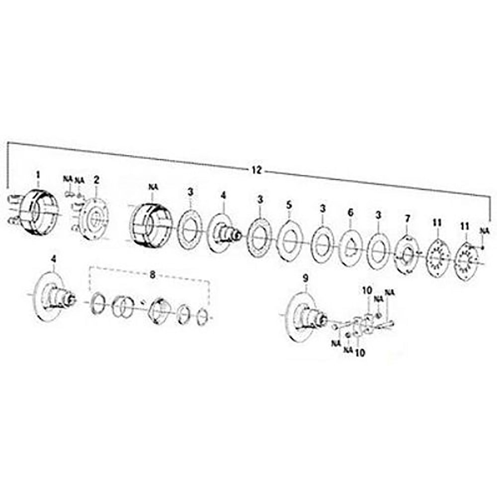 1059276M1 New Inner Drive Plate Fits Massey Ferguson MF Round Baler Models