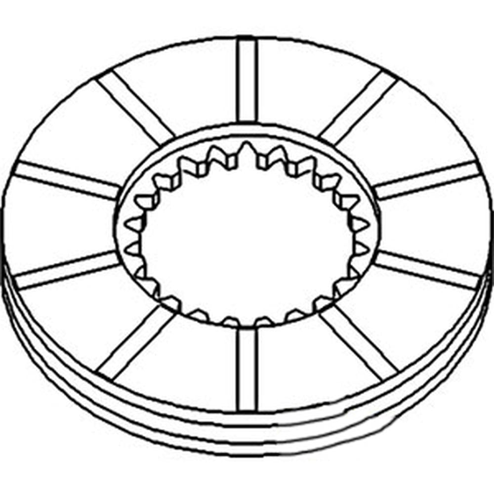 10P619 Brake Disc for Oliver/Mpl Moline 445-4 Star-Super 4 Star-Jet Star Tractor