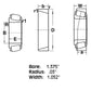 14136AA Tapered Roller Bearing Cone 0.03" Radius 1.052" Wide 1.375" Bore