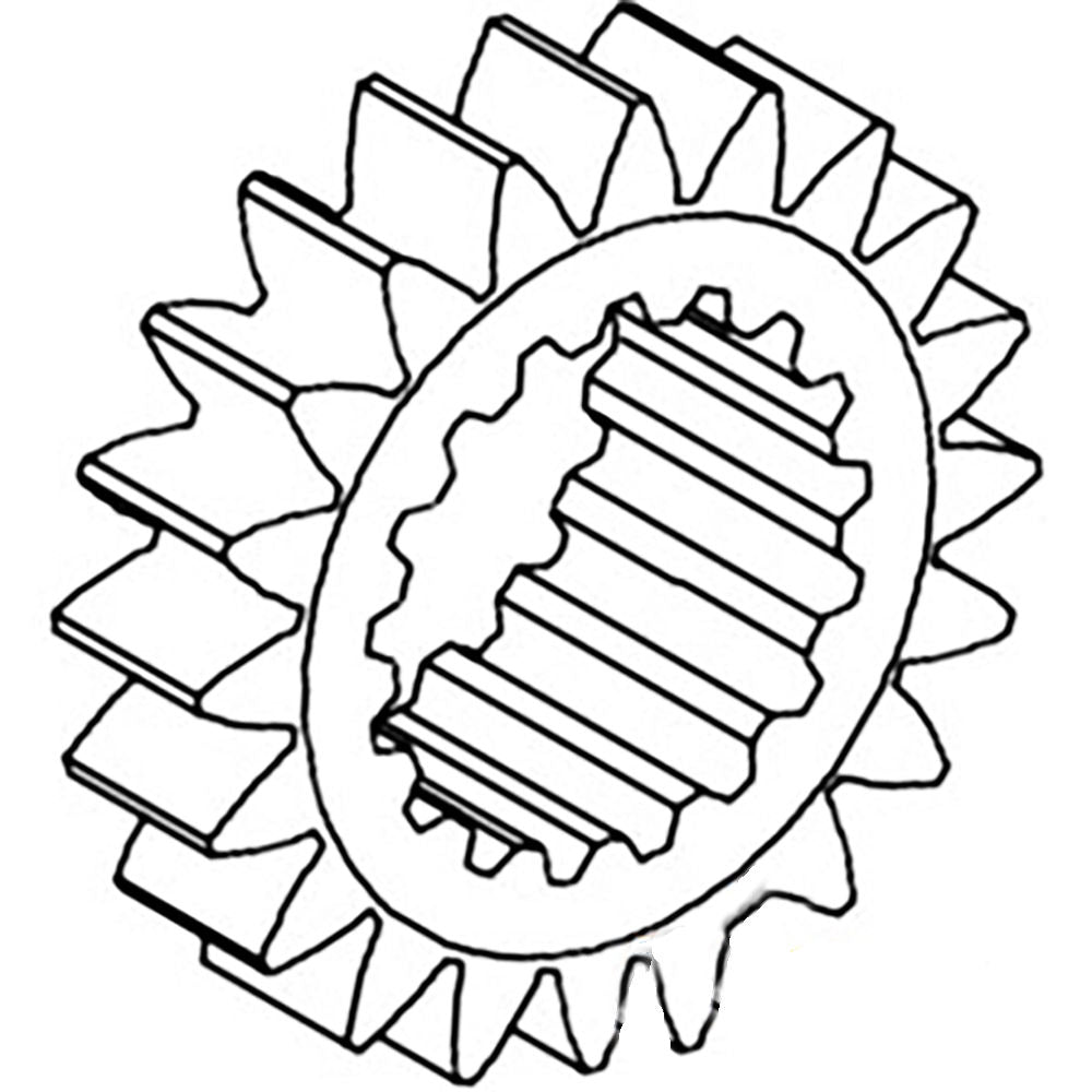 1687430M1 12-Speed Pinion Gear Fits Massey Ferguson 360 375 290UK