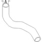 MFS4865-STR Lower Radiator Hose Fits Massey Ferguson 50 65 50A