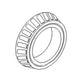 Tapered Roller Bearing Cone Fits Massey Ferguson 265 270 275 282 283 285 298 670