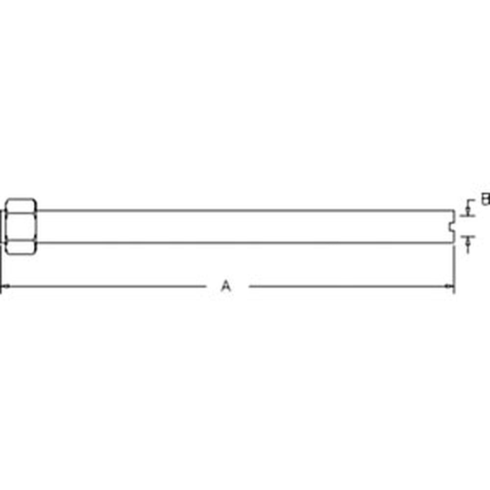 3125172R1 New Tie Rod Tube Fits Case-IH Harvester Tractor Models 594 684 78