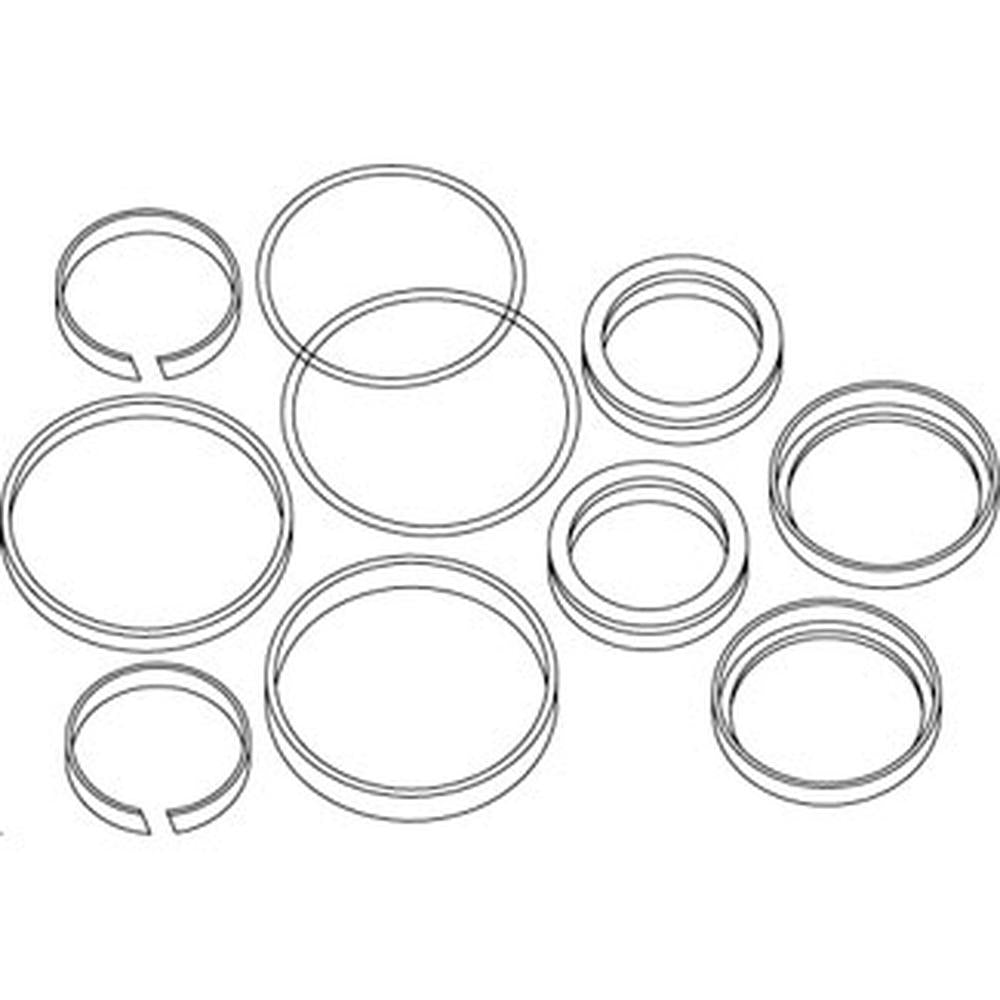 Steering Cylinder Seal Kit Fits Massey Ferguson 383 375 398 390 365 399 393 4255