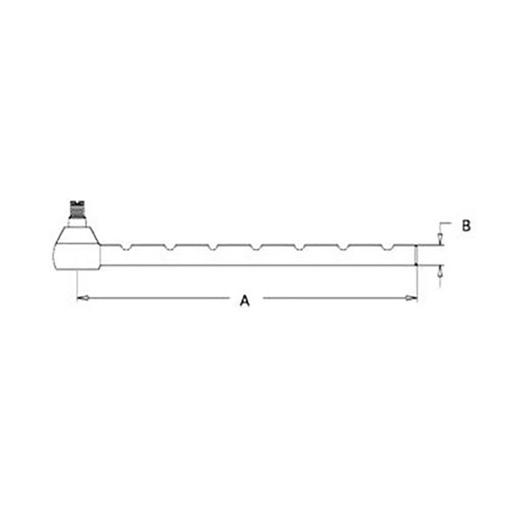 Tie Rod End - Outer Fits Kubota M4500 M4000 M7500 M4050 36200-62872