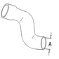 371307R1 Lower Radiator Hose Fits Case-IH Tractor 460 560 656 660 706