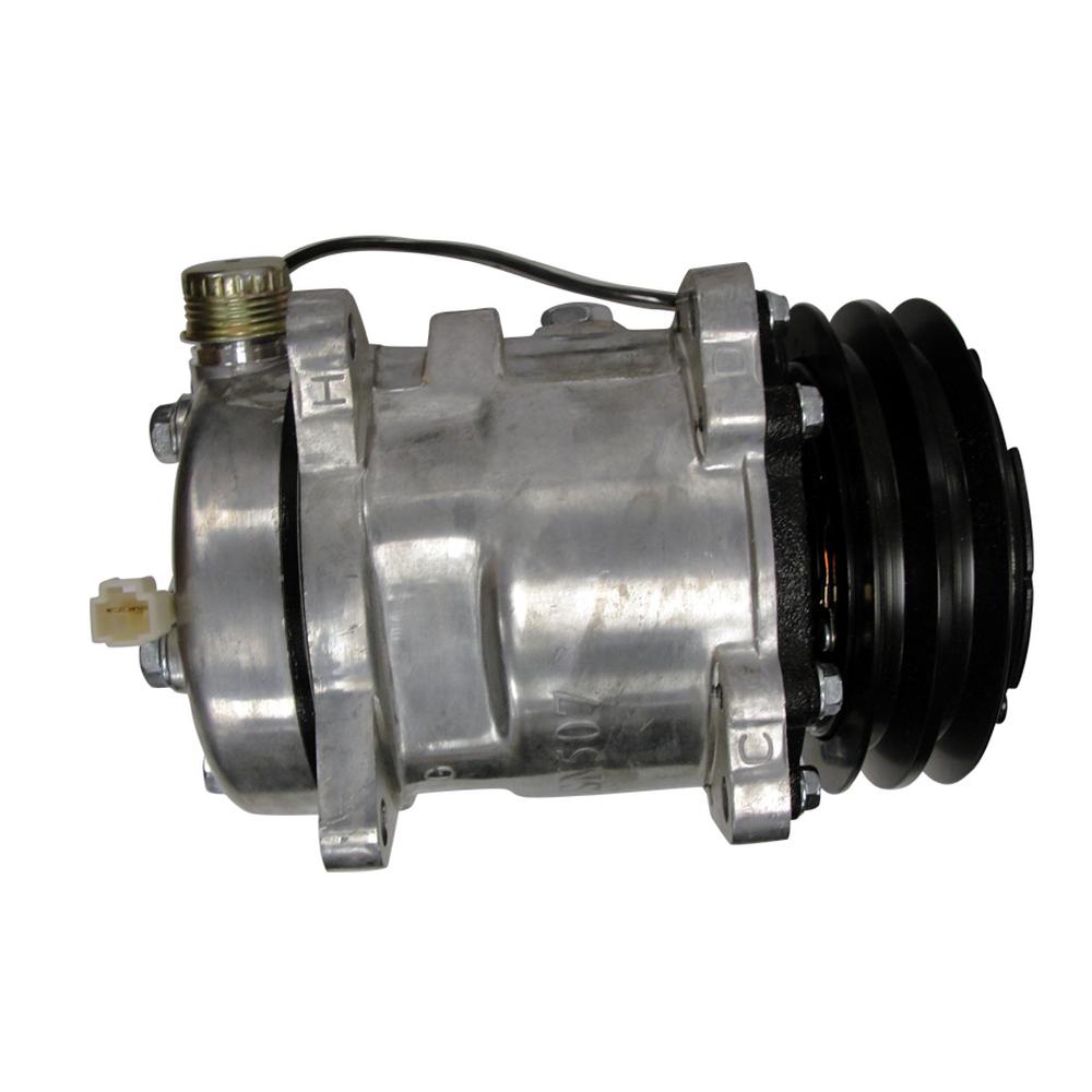 Air Conditioning Compressor Sanden Style with Clutch Fits New Holland JX1070C