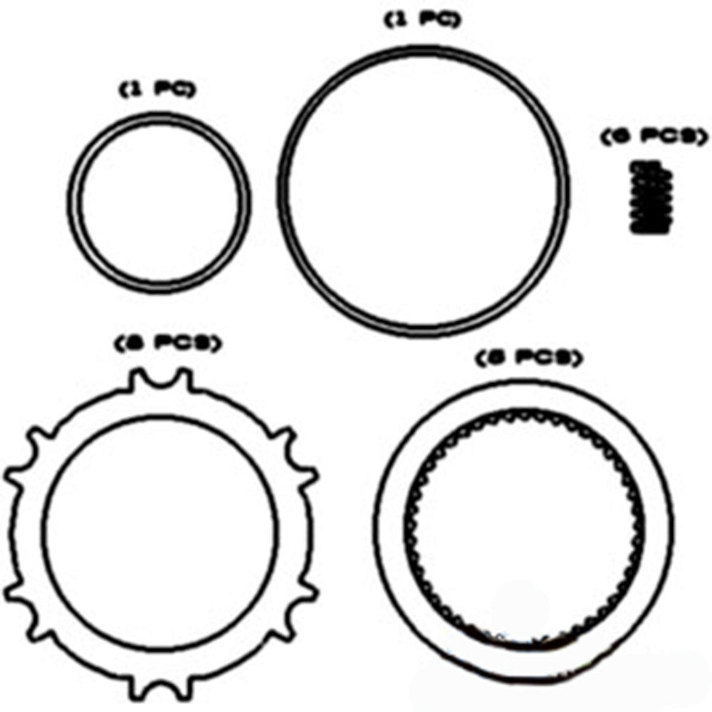 PTO Clutch Plate Kit Fits International 784 684 484 574 674 584 Fits Case IH 595