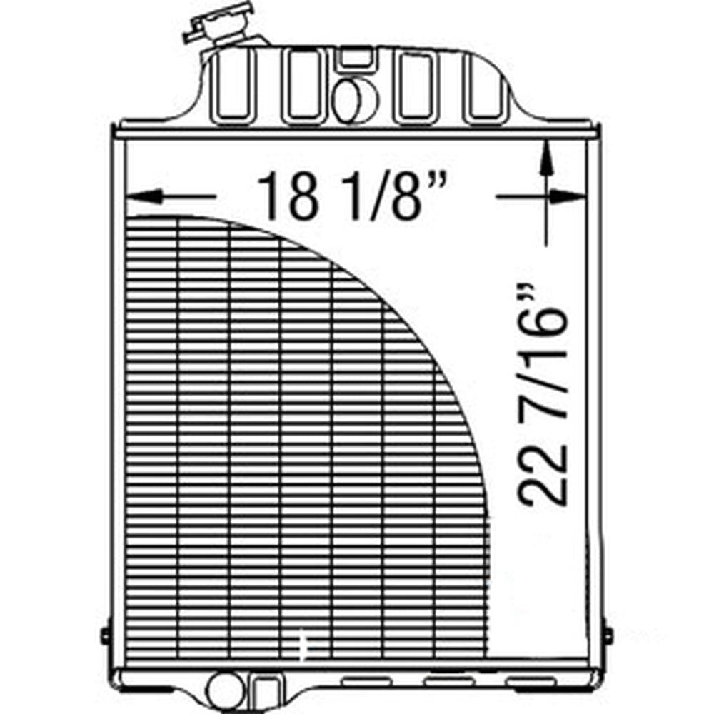 WN-AR46016-PEX Radiator Fits John Deere 3020 Gas Dsl