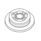 AR58172 AR50392 Damper Tractor Crankshaft Pulley Fits John Deere 4000 4010 4020