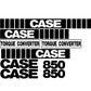 New Whole Machine Torque Converter Decal Set Fits Case Crawler Dozer 850