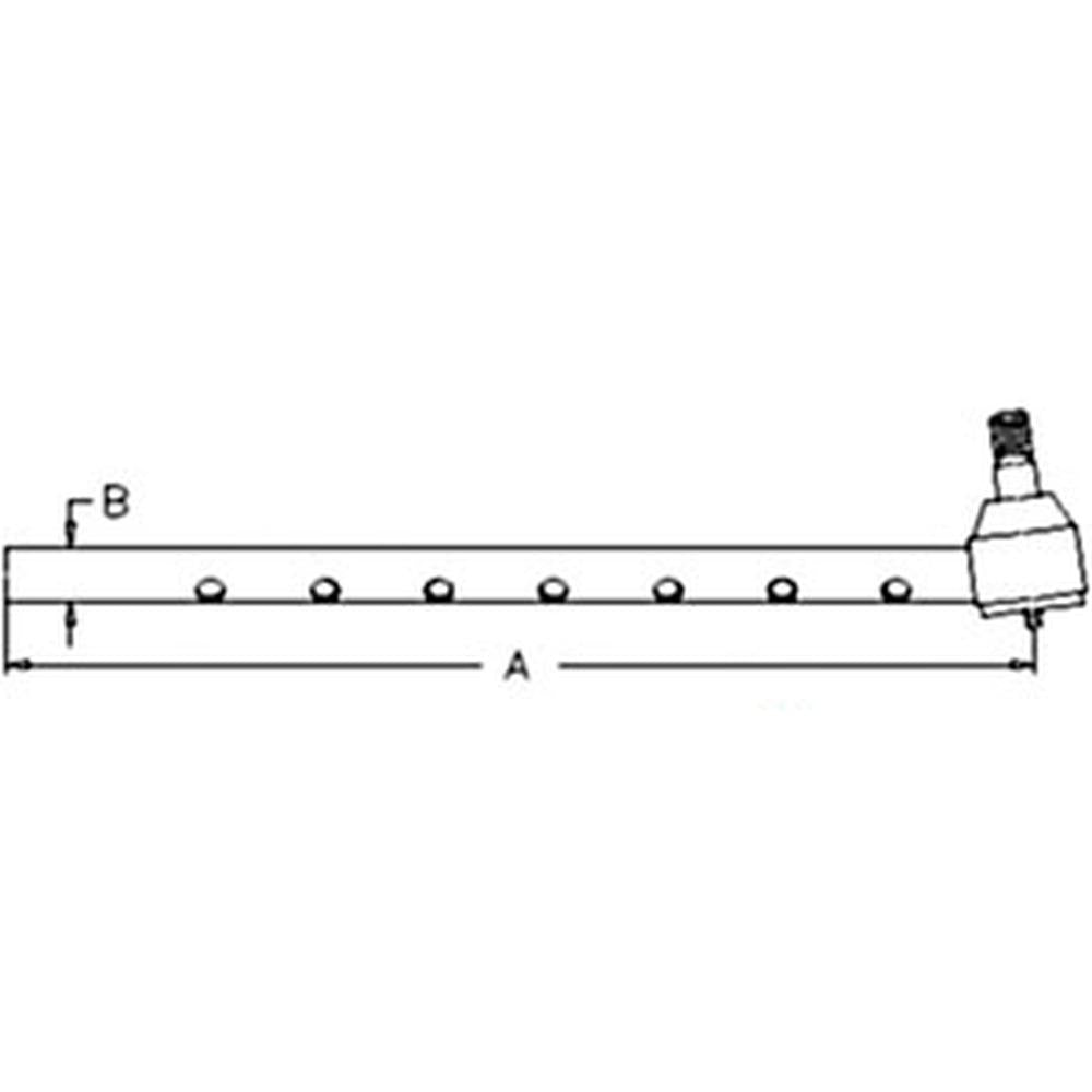 WN-E7NN3278AA-PEX Tie Rod, Inner Fits Ford/New Holland 3230 3430 3930 4130