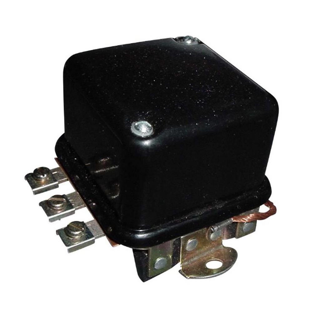 Voltage Regulator 12 Volt 4 Terminal Flat Mount Fits Massey Ferguson