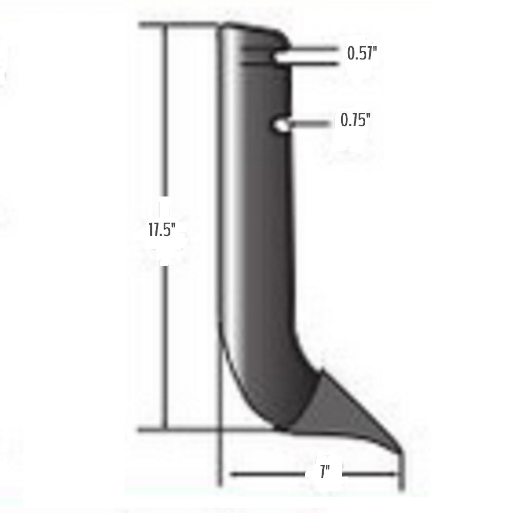 New Universal 17.5" Scarifier Shank with Tip fits Several Models