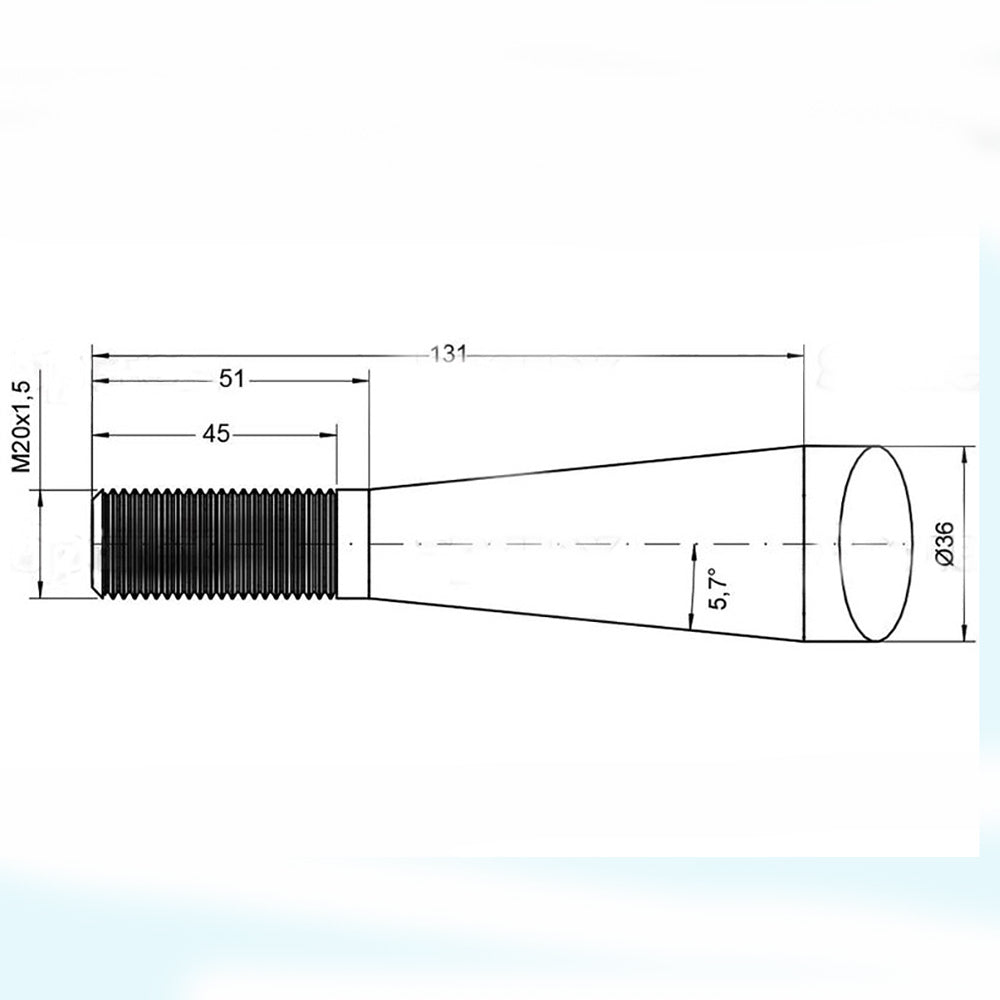 43 Inch SHW Hay Bale Spear 3000 lb Hay Tine Fork