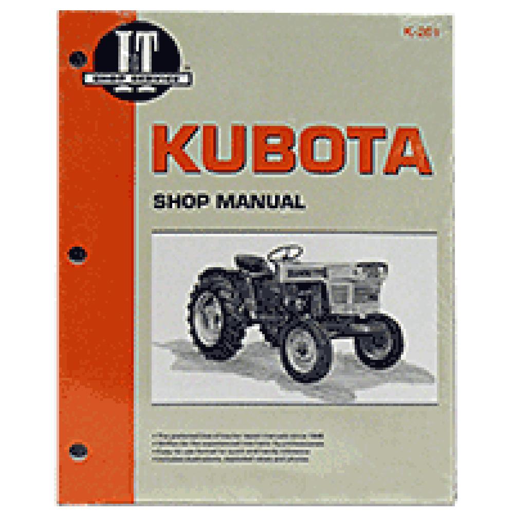 Shop Manual Collection I&T K-201 Fits Kubota L245 L260 L275 L285 L295 L305 L345