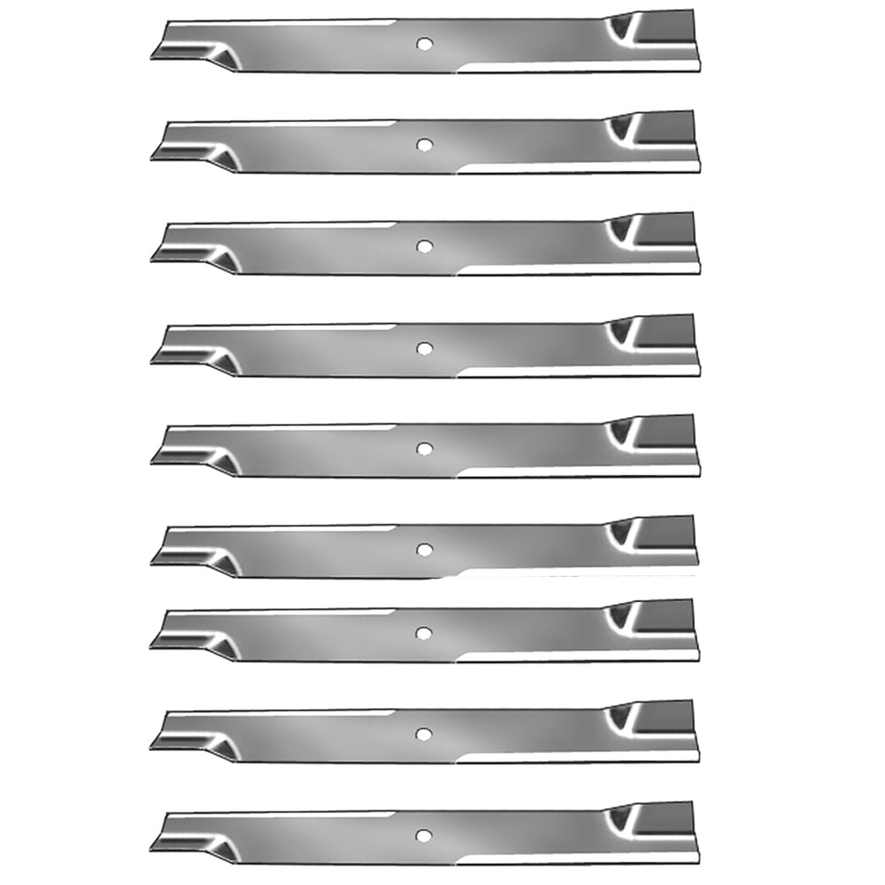 9 Pk. Notched Hight Lift Blades 103-6404 Fits Exmark Lazer Z AS XP XS 116-5171