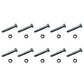 (Pack of 10) Shear Pin Bolt & Nut for Oregon 80-740, 80740 & Rotary 916 Auger